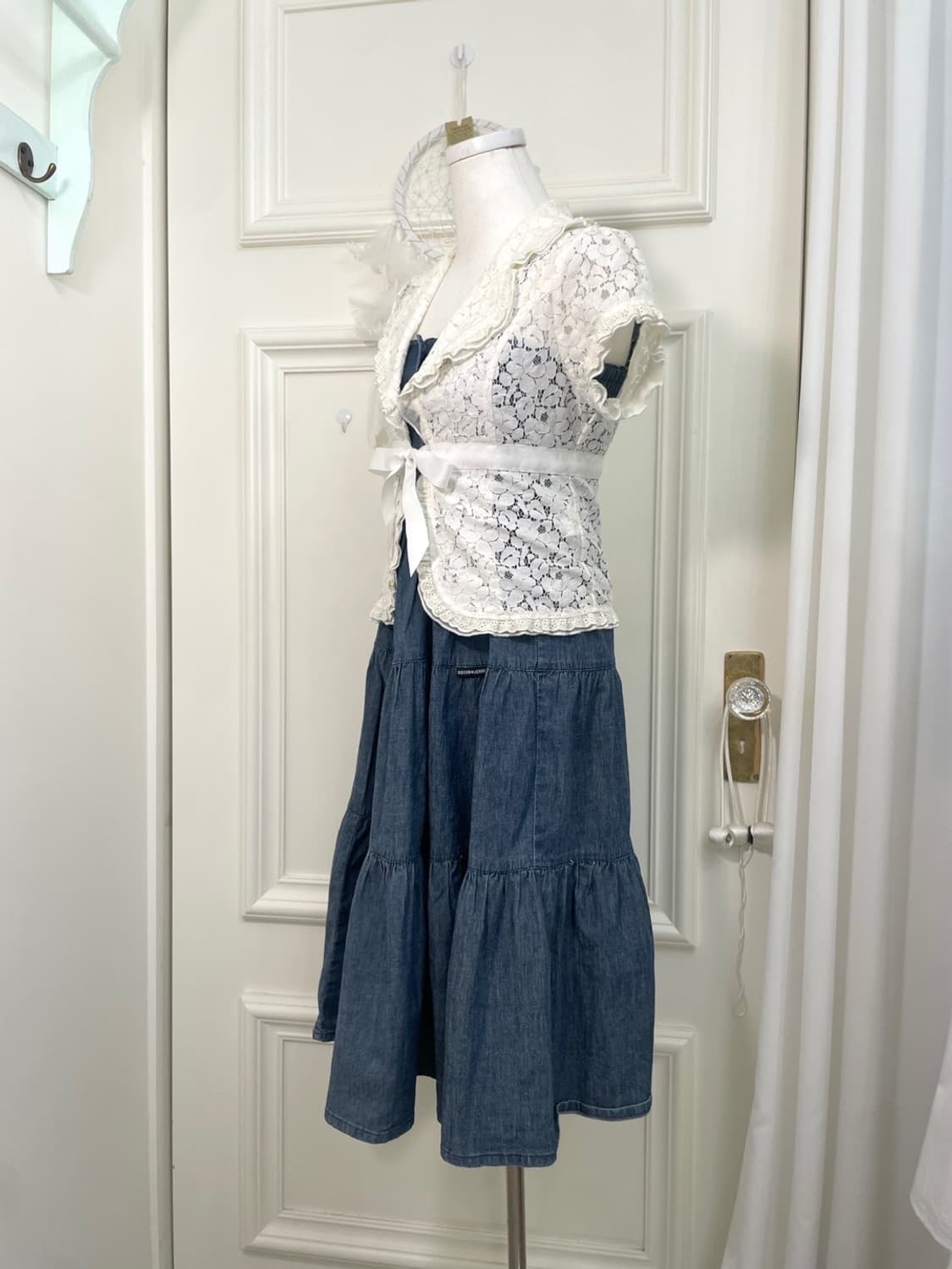 ivory lace summer bolero 상품이미지3