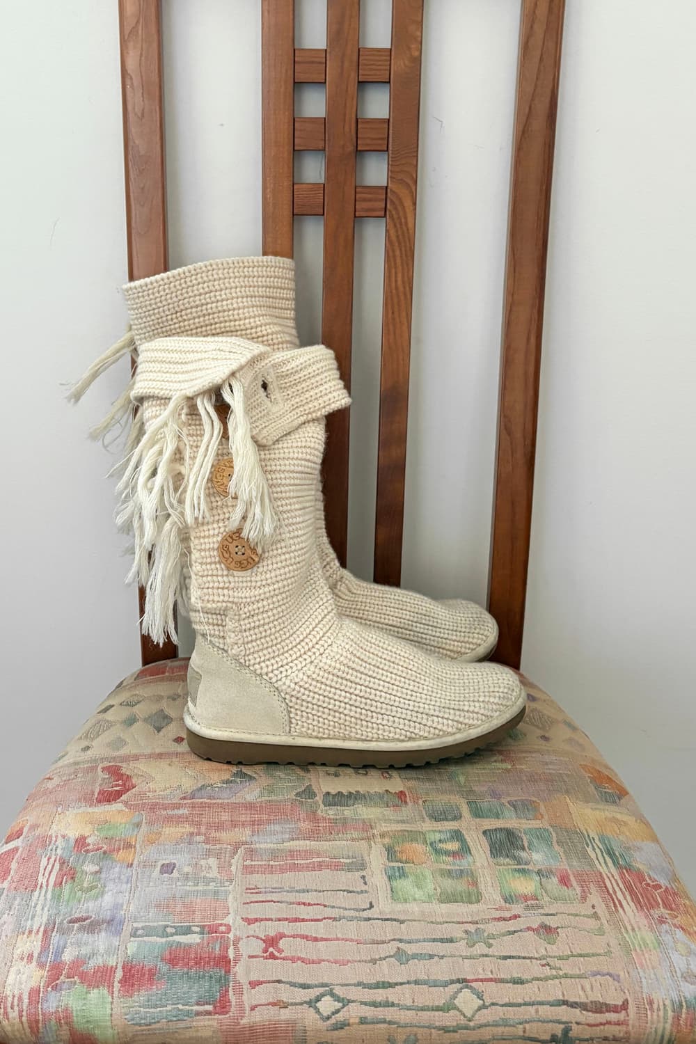 Ugg Fringe Knit Boots 상품이미지2