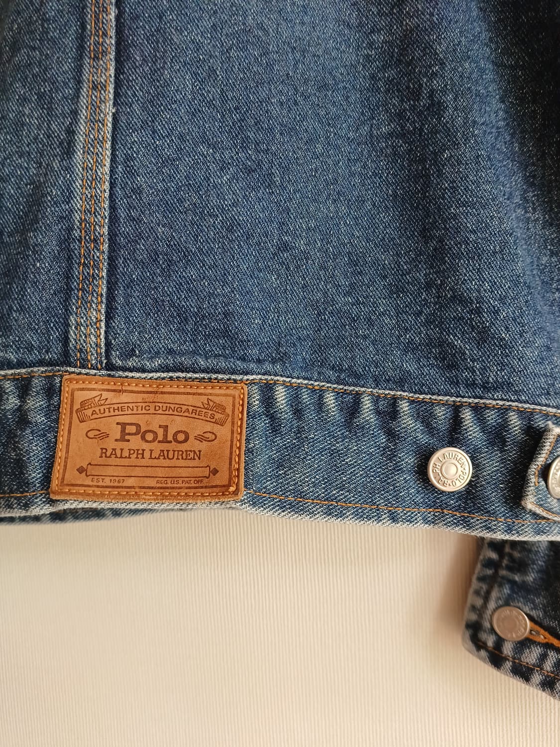 폴로 랄프로렌 여성 던가리 데님자켓 polo 크롭 청자켓 상품이미지10