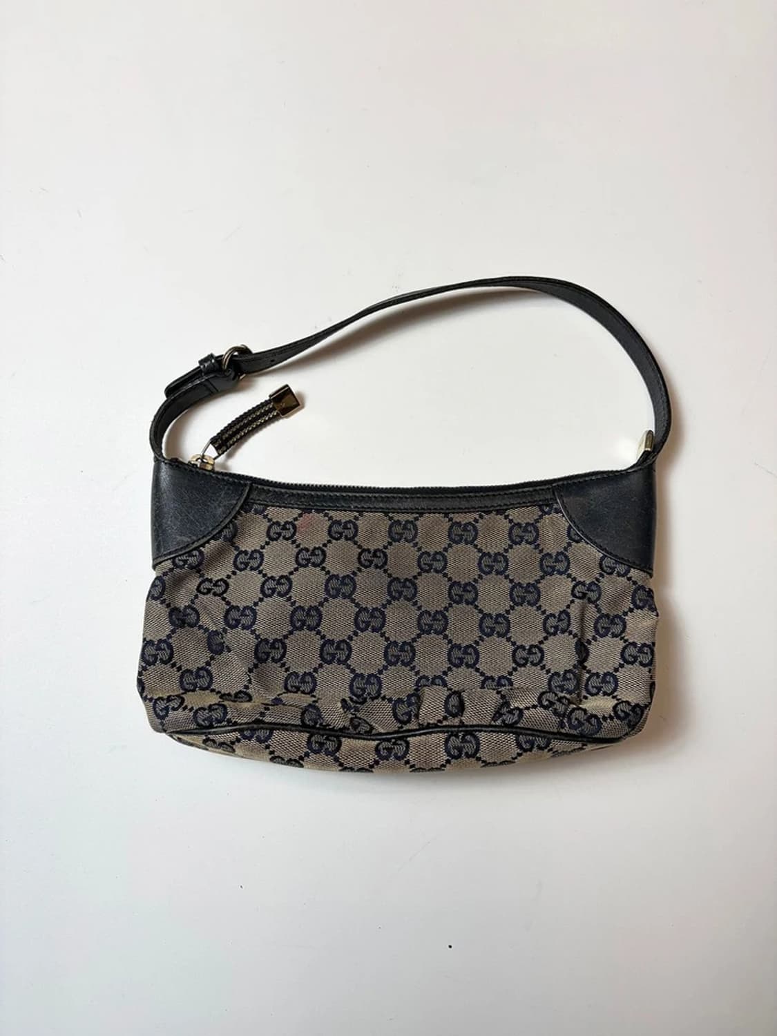 구찌 GUCCI GG 캔버스 미니 호보 숄더백 Q1519 상품이미지7