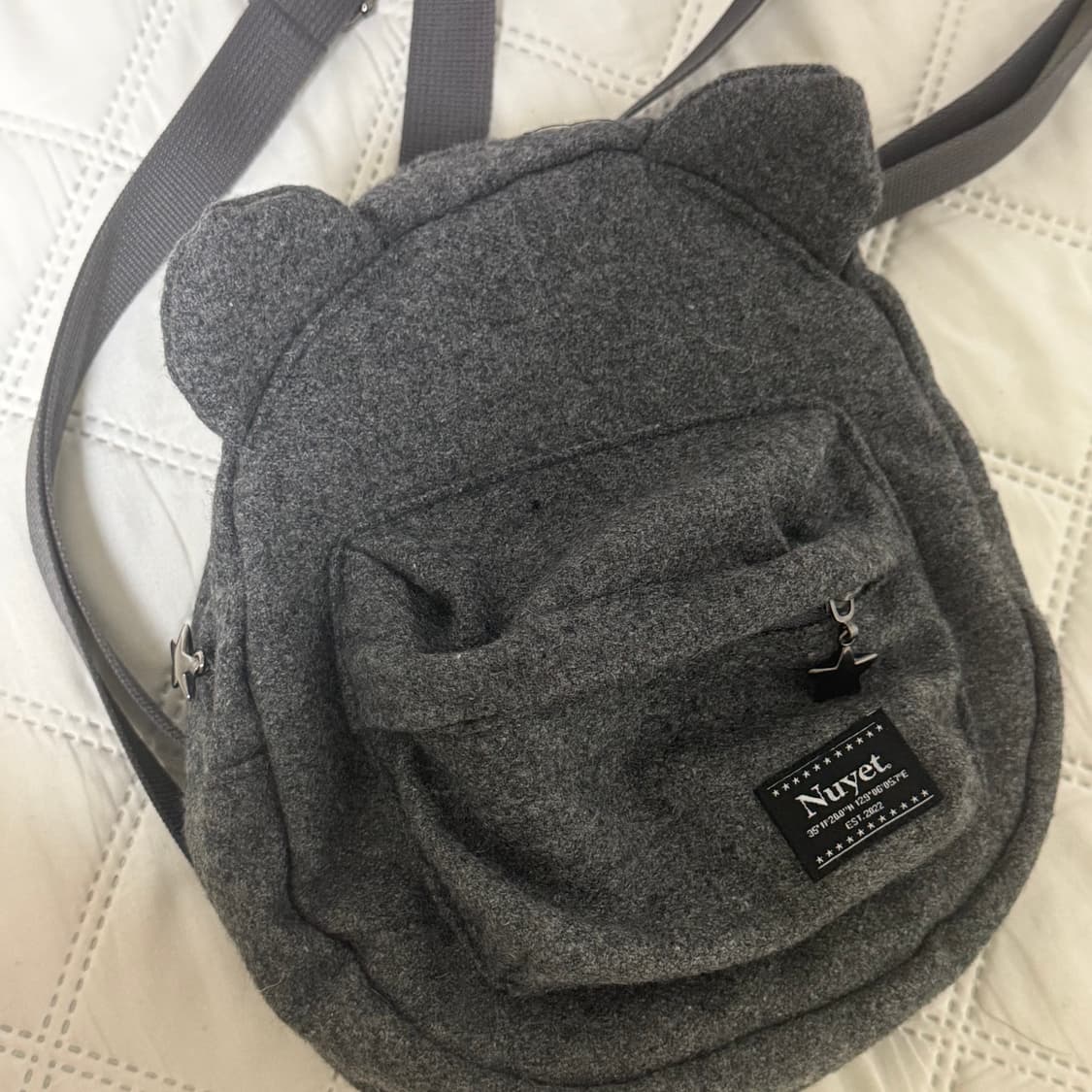 누엣 미니 베어 백팩 nyet mini bear backpack 상품이미지2