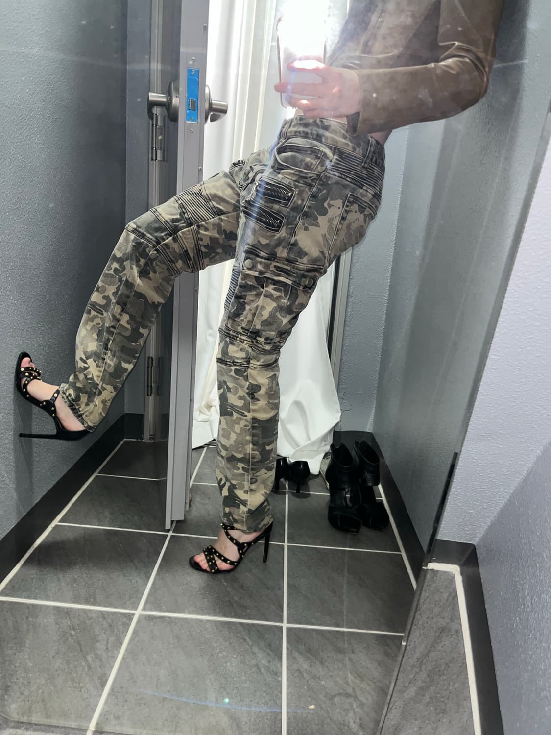 Vintage punk camo pants 상품이미지1