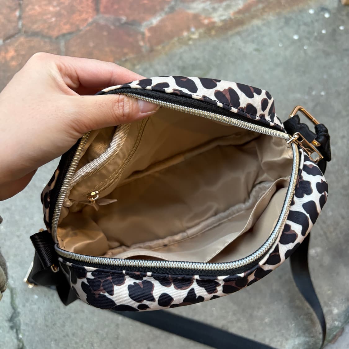 Lee 리 레오파드 호피 미니 크로스백 가방 상품이미지5
