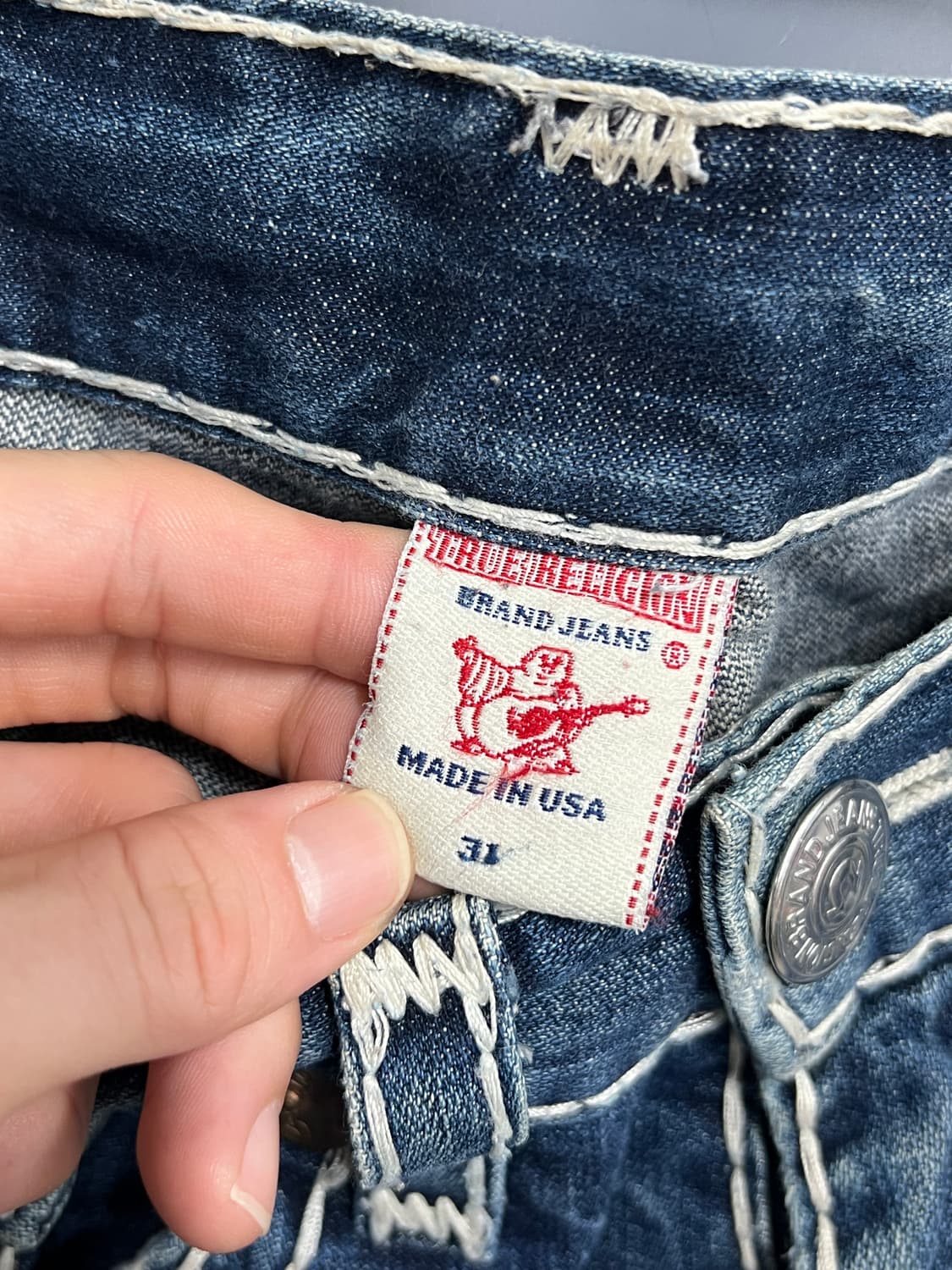True Religion 트루릴리전 빌리 슈퍼티 스티치 데님팬츠 상품이미지6