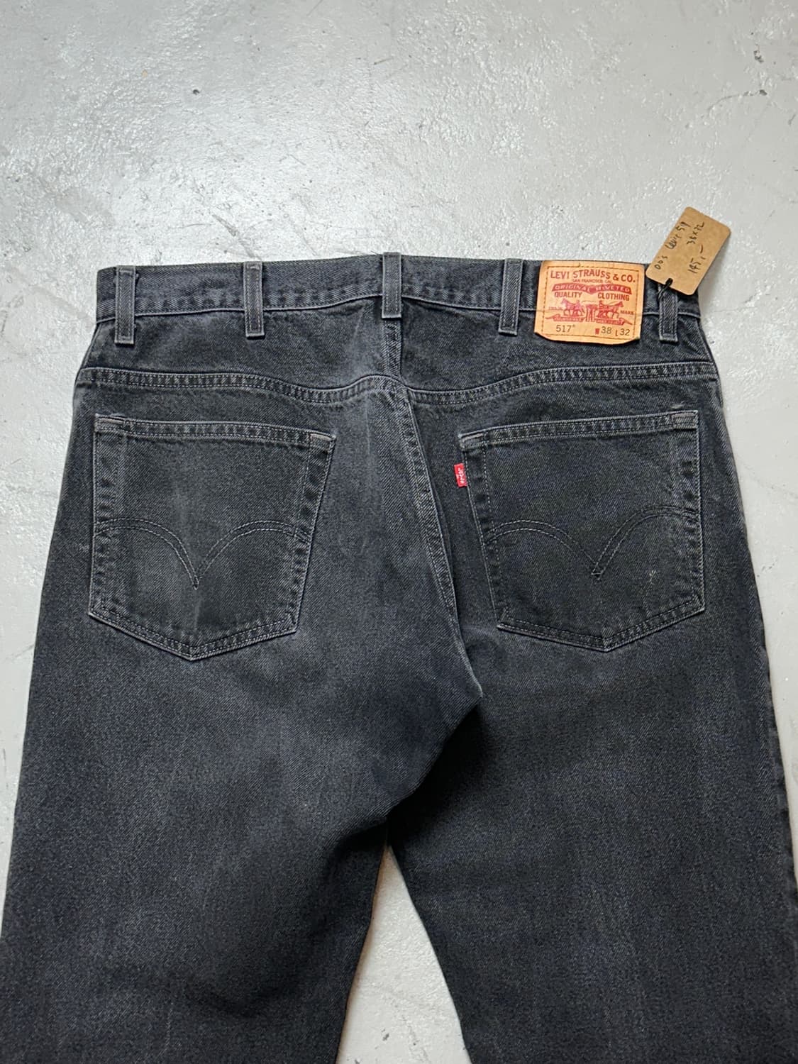 00's 리바이스 517 블랙 부츠컷 플레어진 상품이미지6