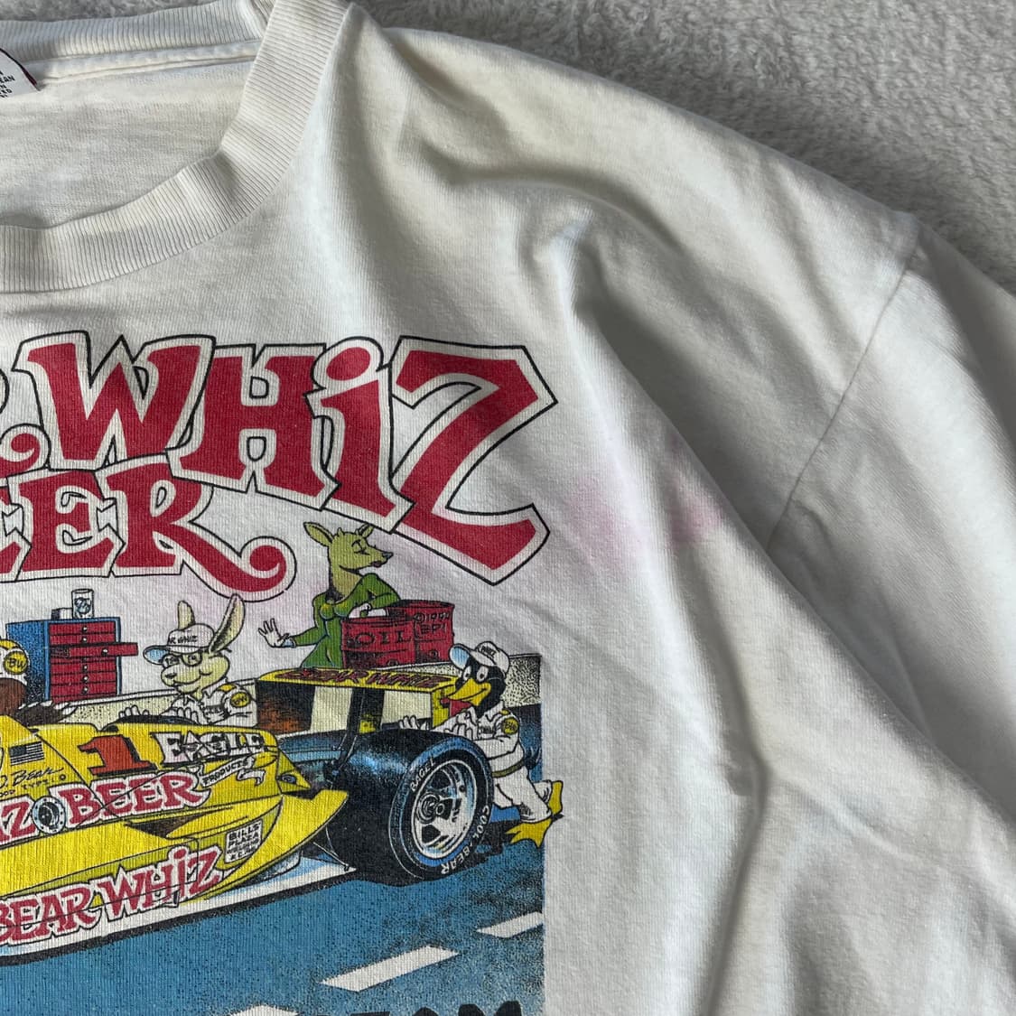 90s Signal Bear Whiz Racing Team 반팔 티셔츠 상품이미지4