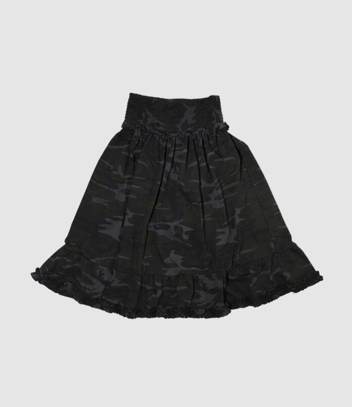 인앤양 프릴 스모그 스커트 차콜 상품이미지1