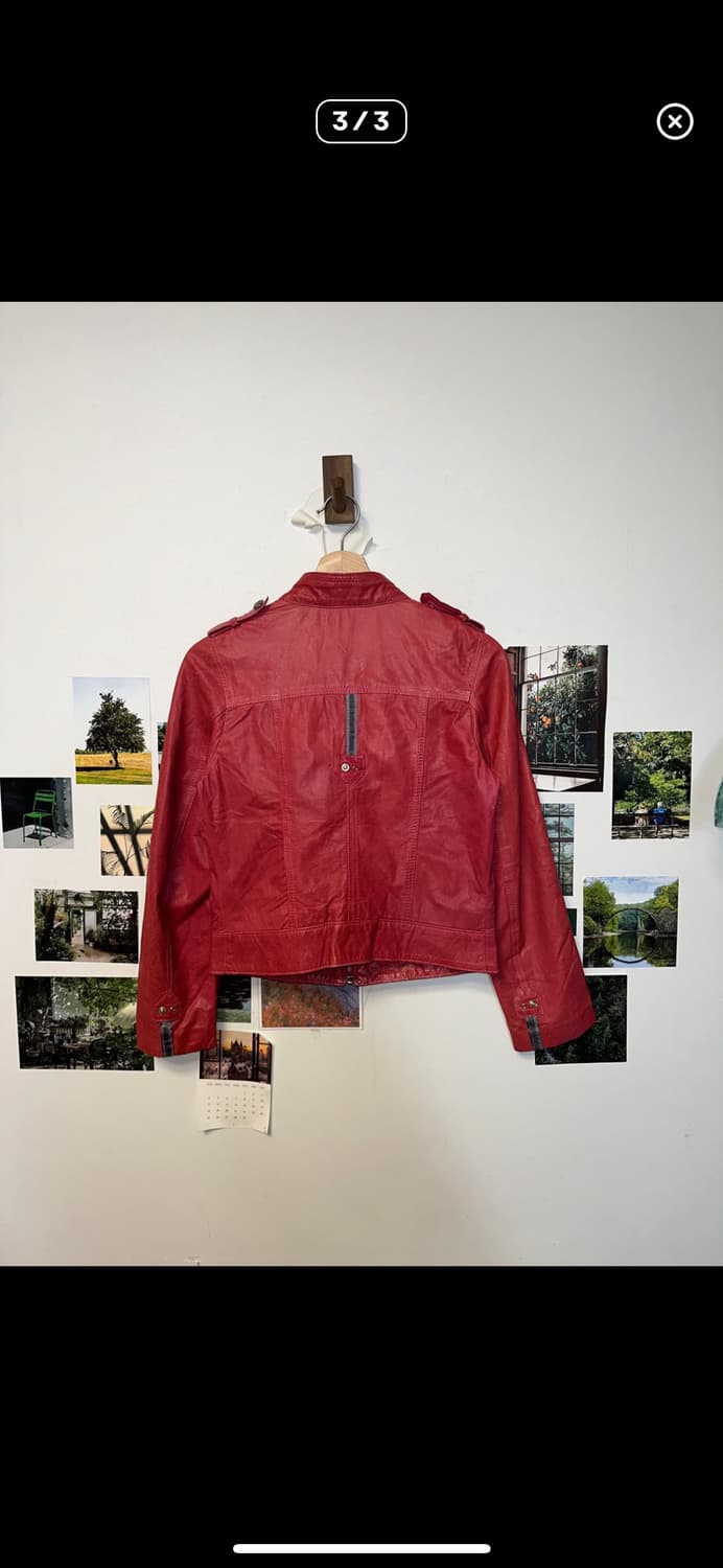 Hot pink zipper jacket  상품이미지3