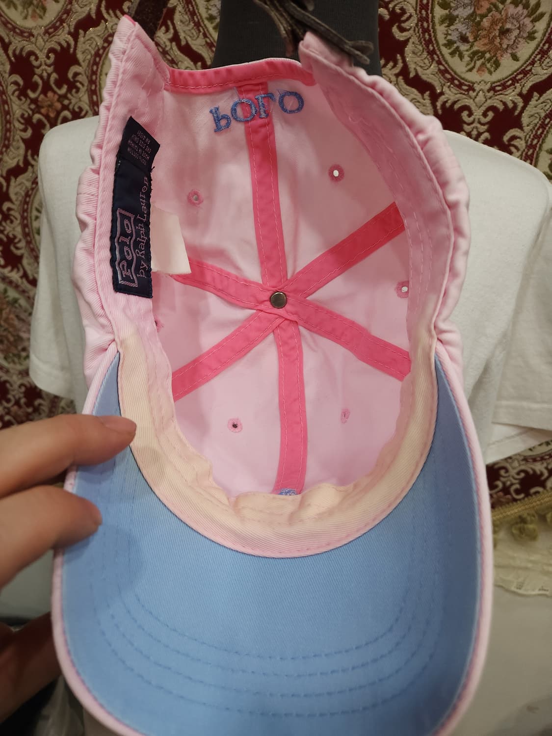 폴로 랄프로렌 연핑크 가죽스트랩 볼캡

 상품이미지7