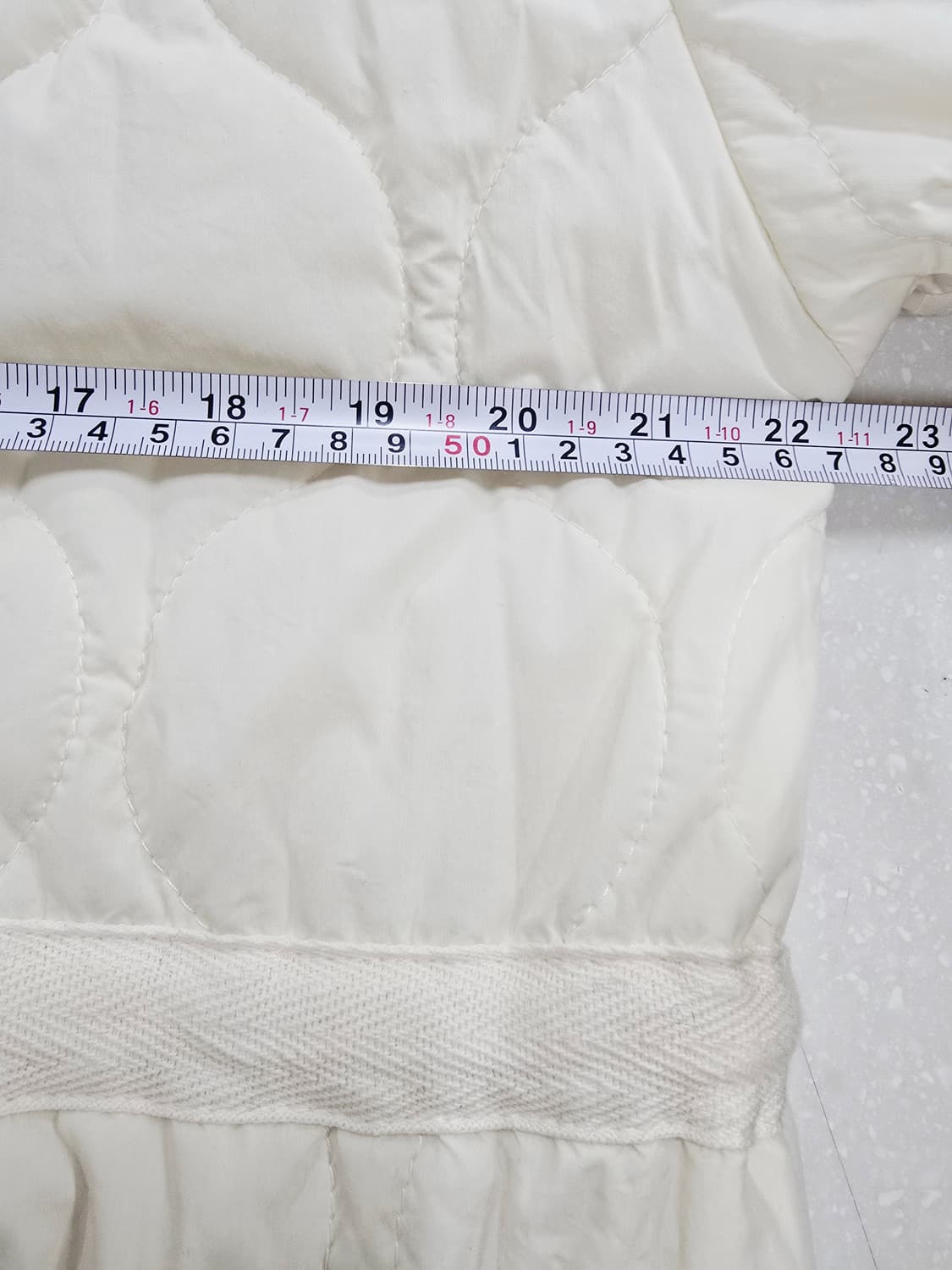 The nomore 아이보리 퀼팅 자켓 상품이미지6