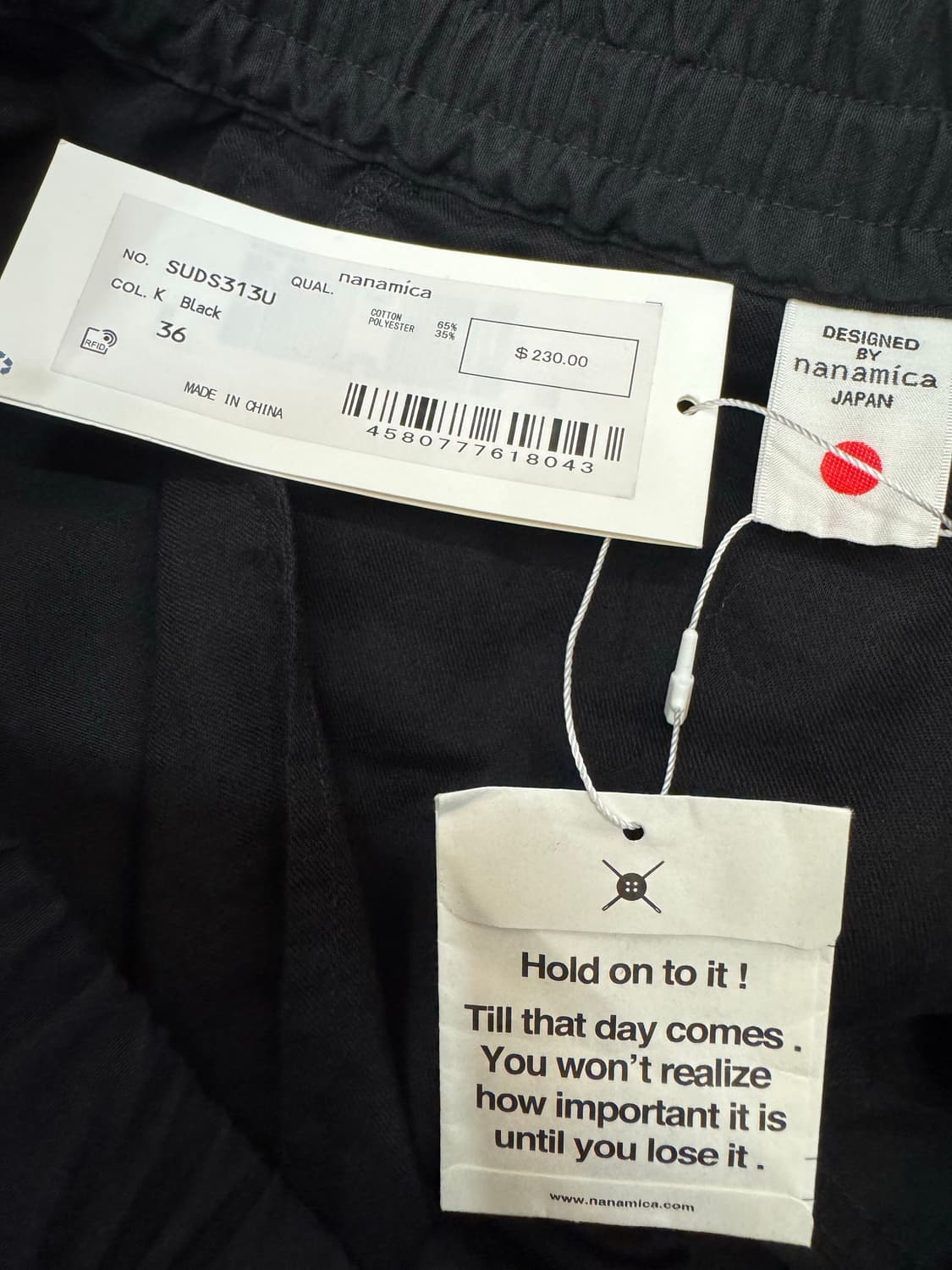 [36] 나나미카 라이트 이지 쇼츠 블랙 상품이미지8