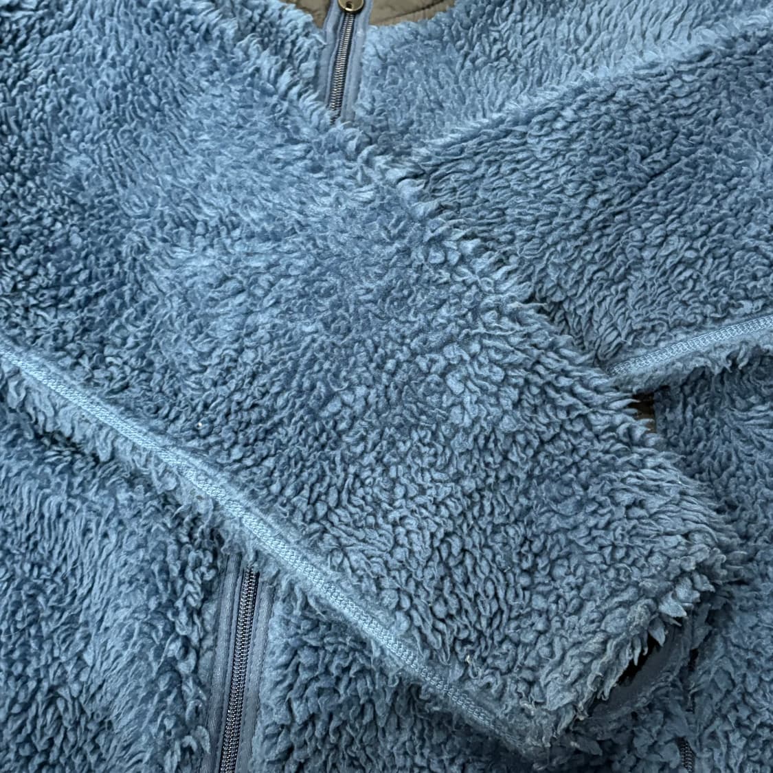 [M] USA 파타고니아 딥파일 후리스 가디건 자켓 네이비 플리스 상품이미지6