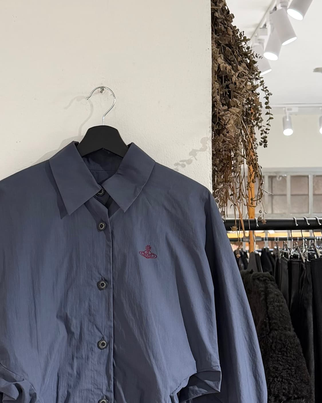 비비안웨스트우드 블루그레이 돌먼 슬리브 셔츠 상품이미지3