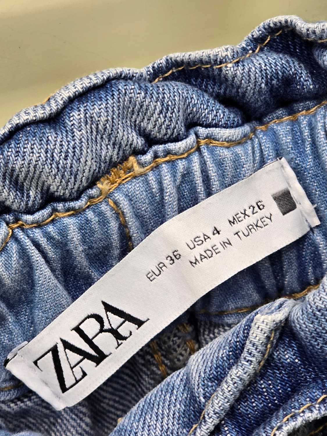 자라 여성 밴딩 청바지 EU36 상품이미지4