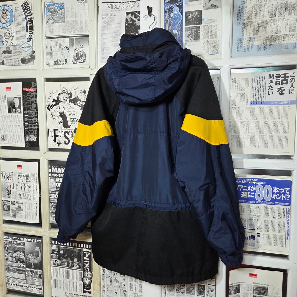 컬럼비아 네이비 고프코어 플리스 투웨이 바람막이 자켓 상품이미지5