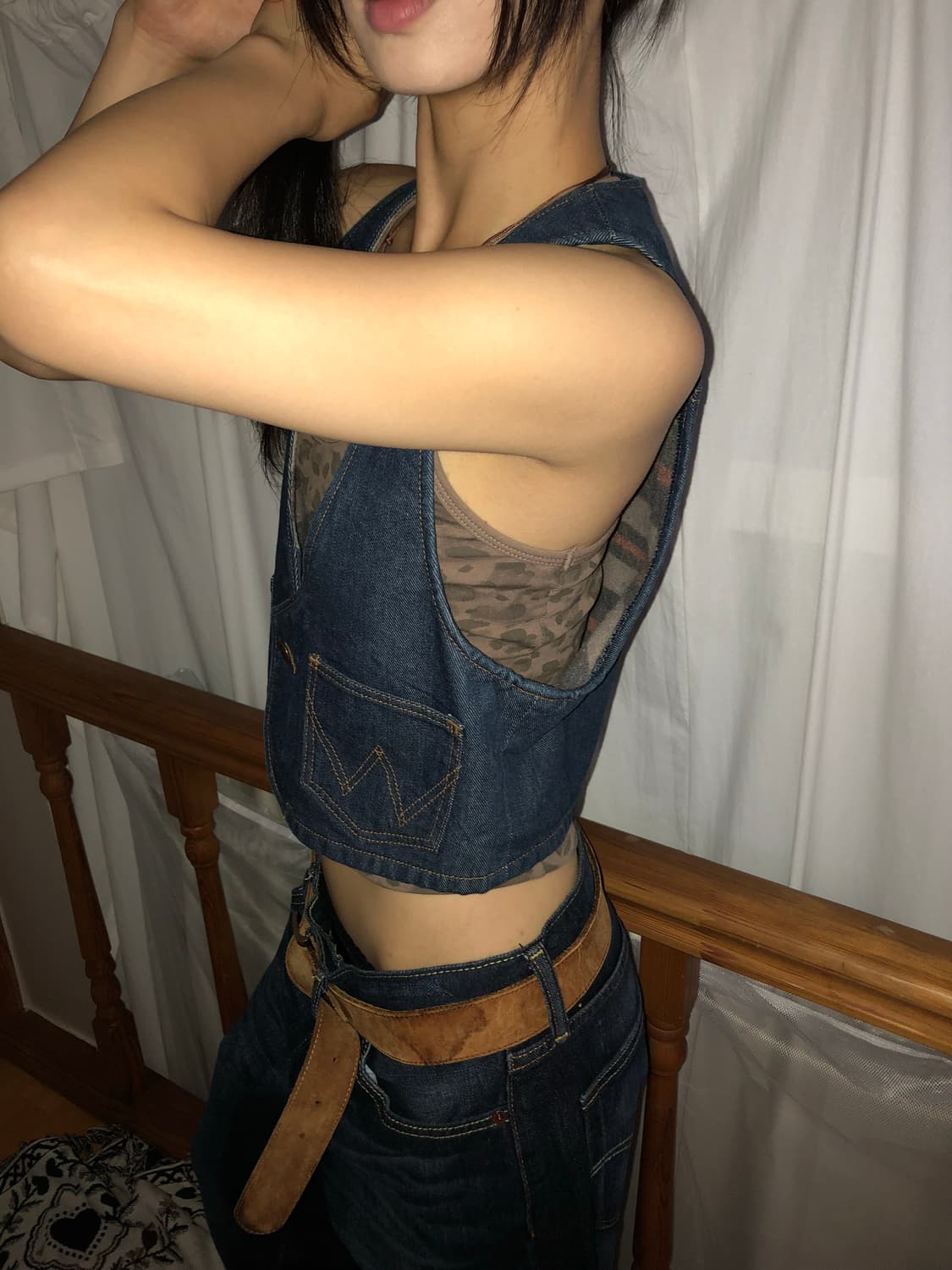 Cher x Wrangler / Blanket-Lined Cropped  상품이미지1
