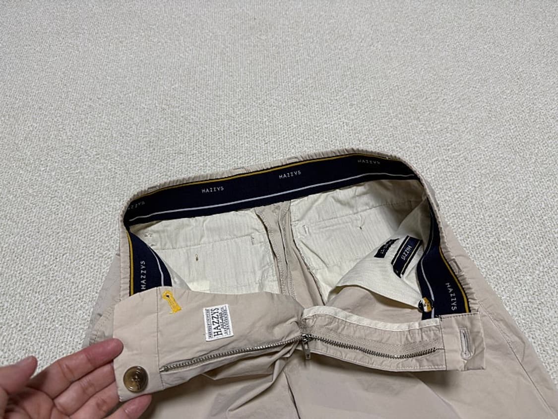 헤지스 면 스판 바지 남성용 30인치 상품이미지3