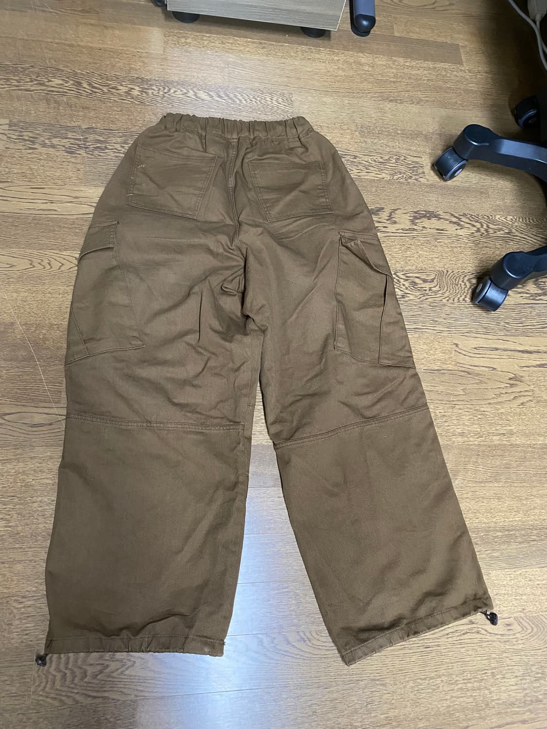 MP 마이피플 카키 브라운 카고 와이드 팬츠  os  상품이미지5