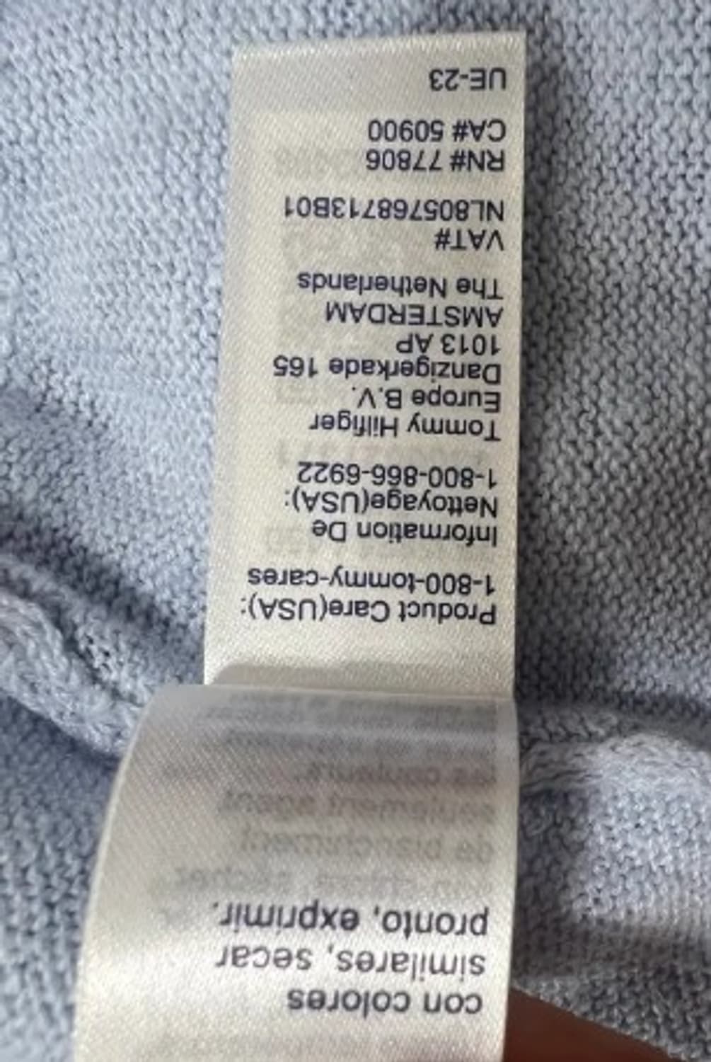 타미힐피거 남성 라운드 린넨코튼니트 S 상품이미지6