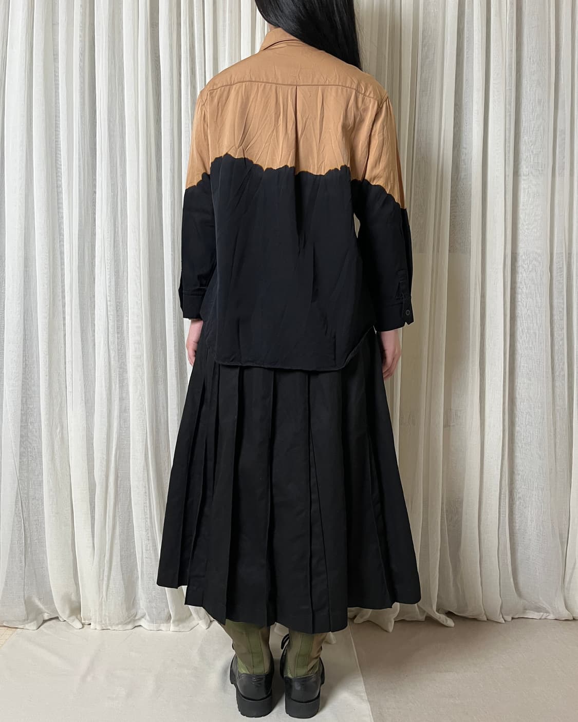 요지야마모토 투톤 다잉 울 셔츠 Y’s yohji yamamoto 상품이미지8