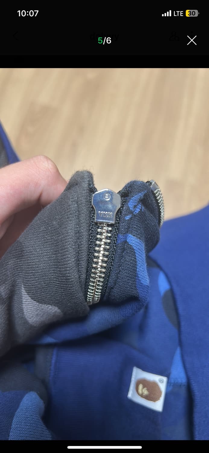 베이프 후드집업 2xl 상품이미지4