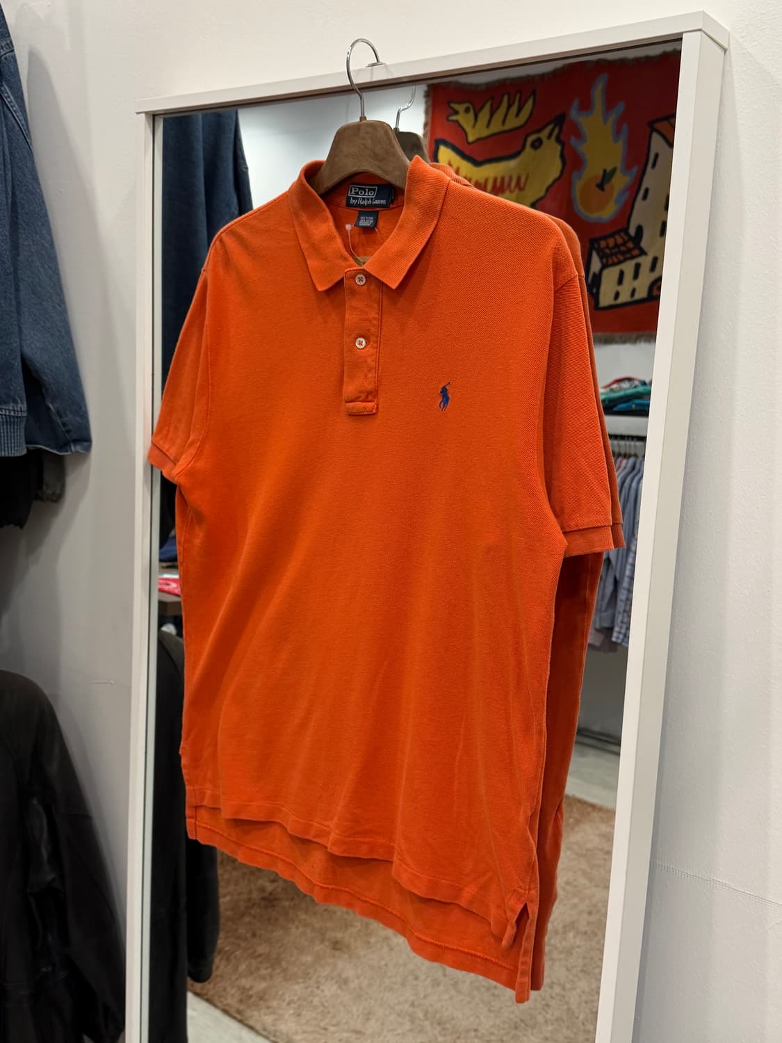 Polo RL 폴로 랄프로렌 pk 반팔 티셔츠 (Orange) 상품이미지1