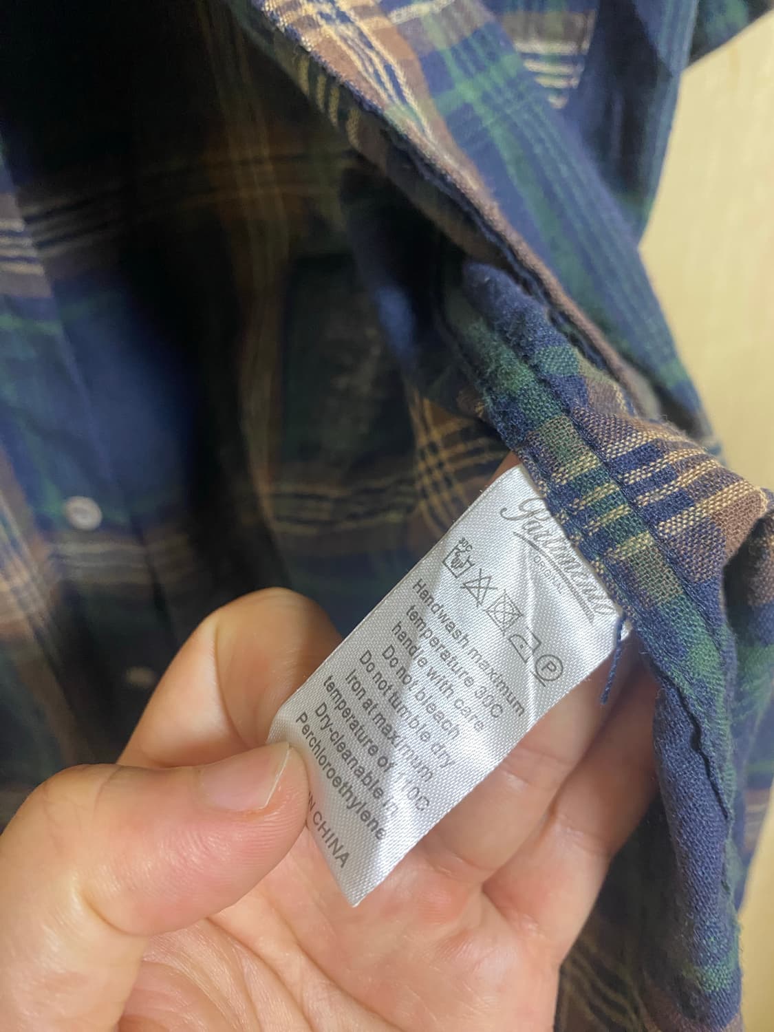 PARTIMENTO 파르티멘토 체크 반팔 M사이즈 상품이미지4