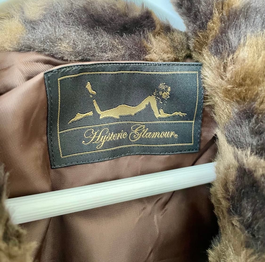 히스테릭글래머 레오파드 퍼 후드자켓 상품이미지4