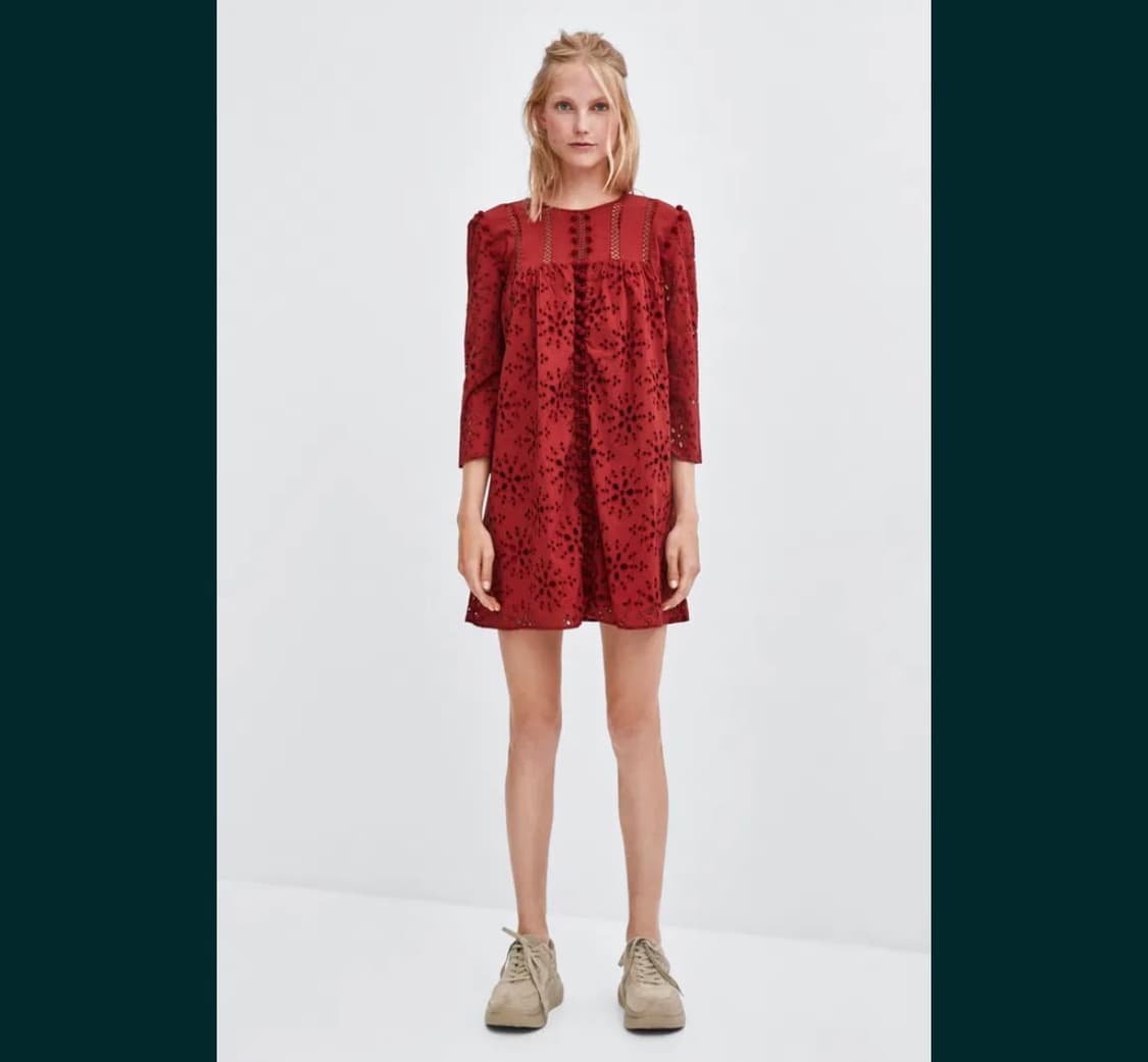 XS) ZARA 자라 레이스 원피스 상품이미지1