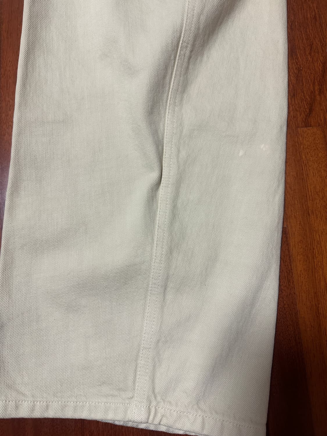 르메르 트위스트 벨티드 데님 팬츠 아이보리 m 상품이미지3