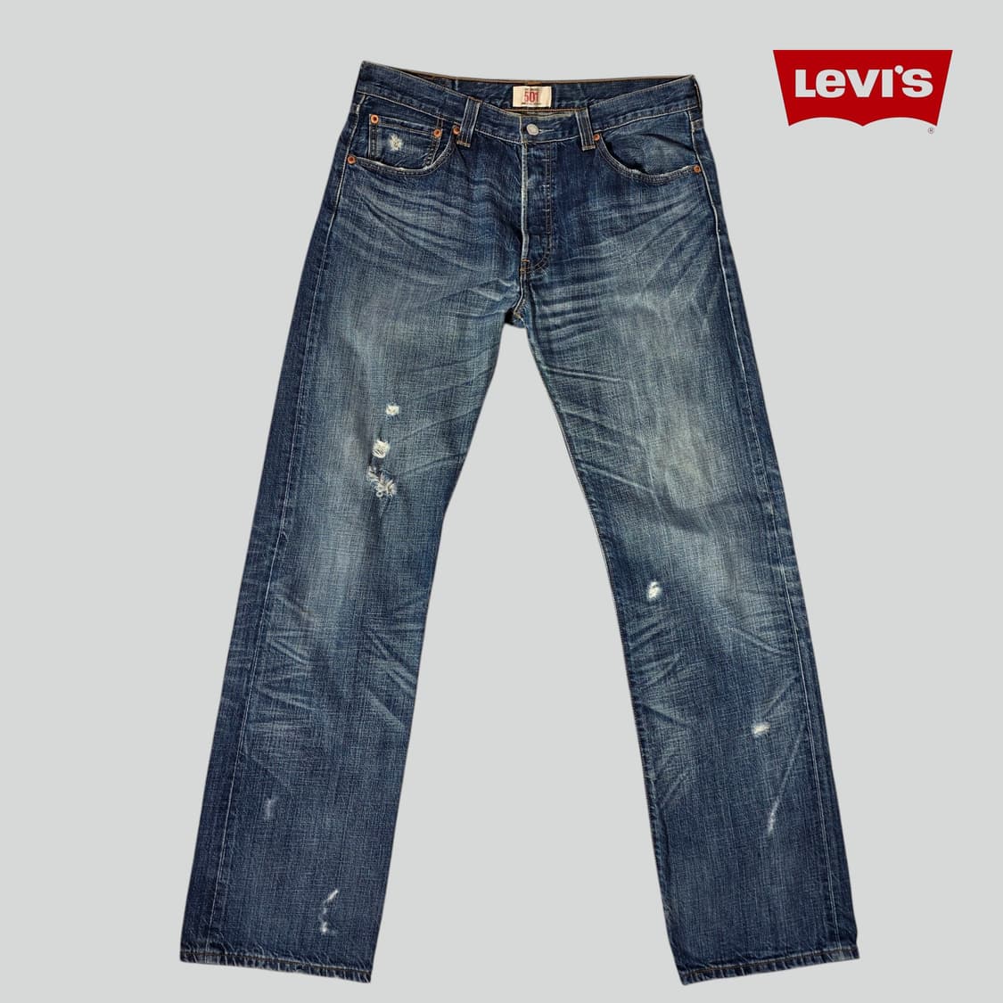 [W34L33]리바이스 501 빈티지 워싱 데님팬츠 상품이미지1