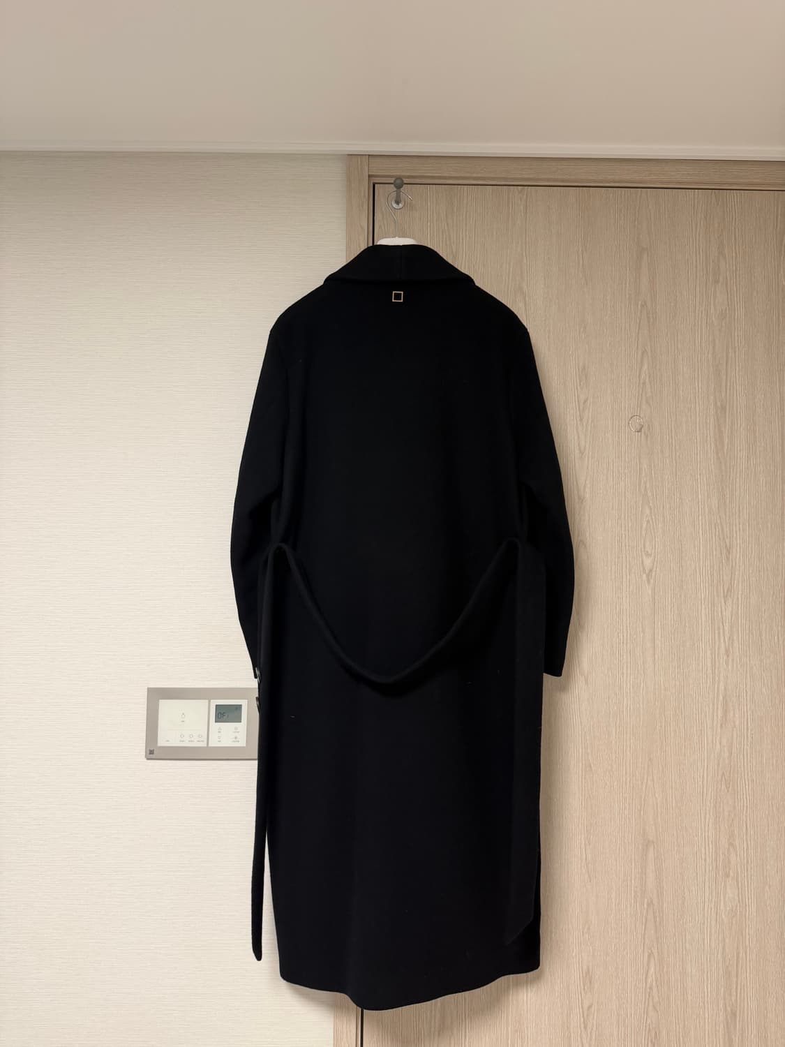 우영미 19FW 숄카라 코트 블랙 46사이즈 상품이미지3