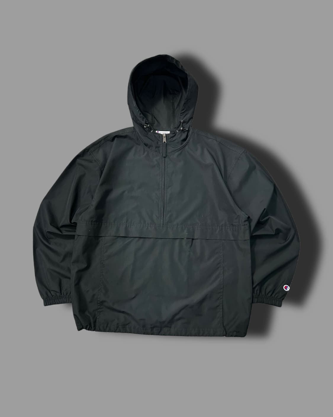 챔피온 블랙 스몰로고 아노락 L 상품이미지4