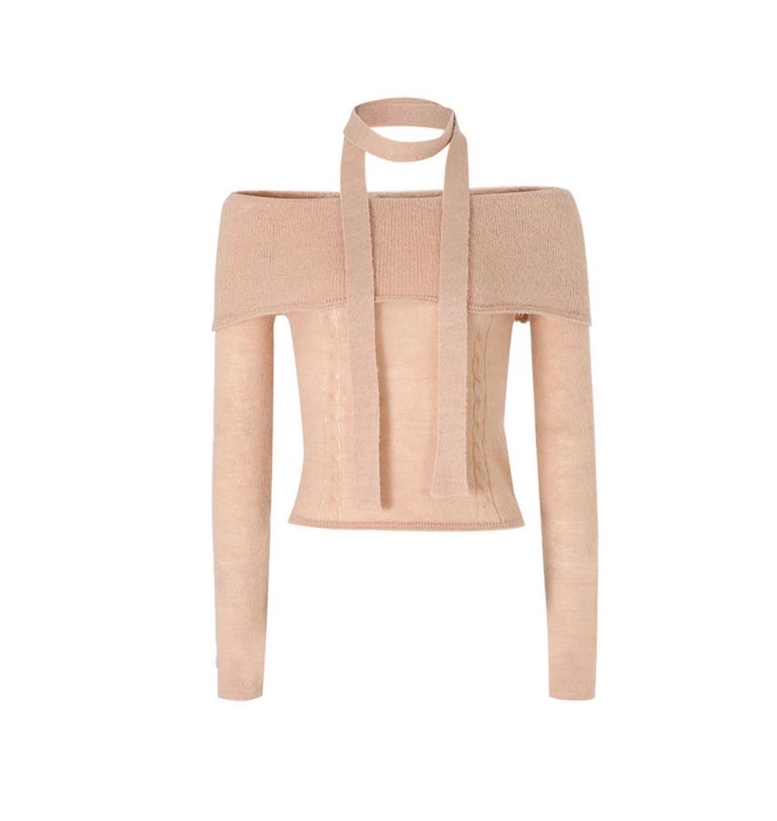 낫유어로즈 오프숄더 핑크 상품이미지1