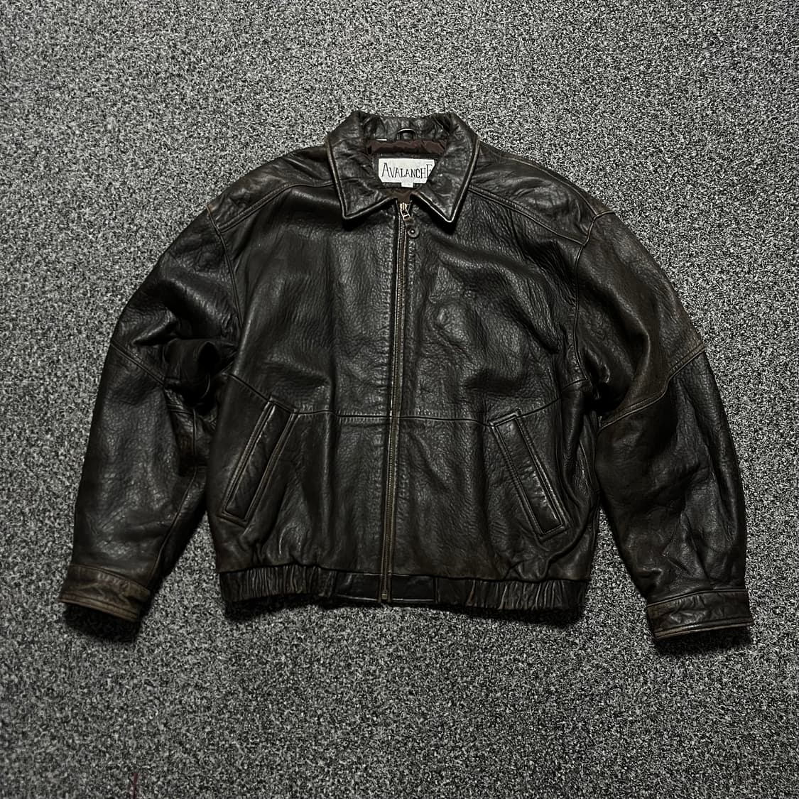 vintage leather jacket  상품이미지1