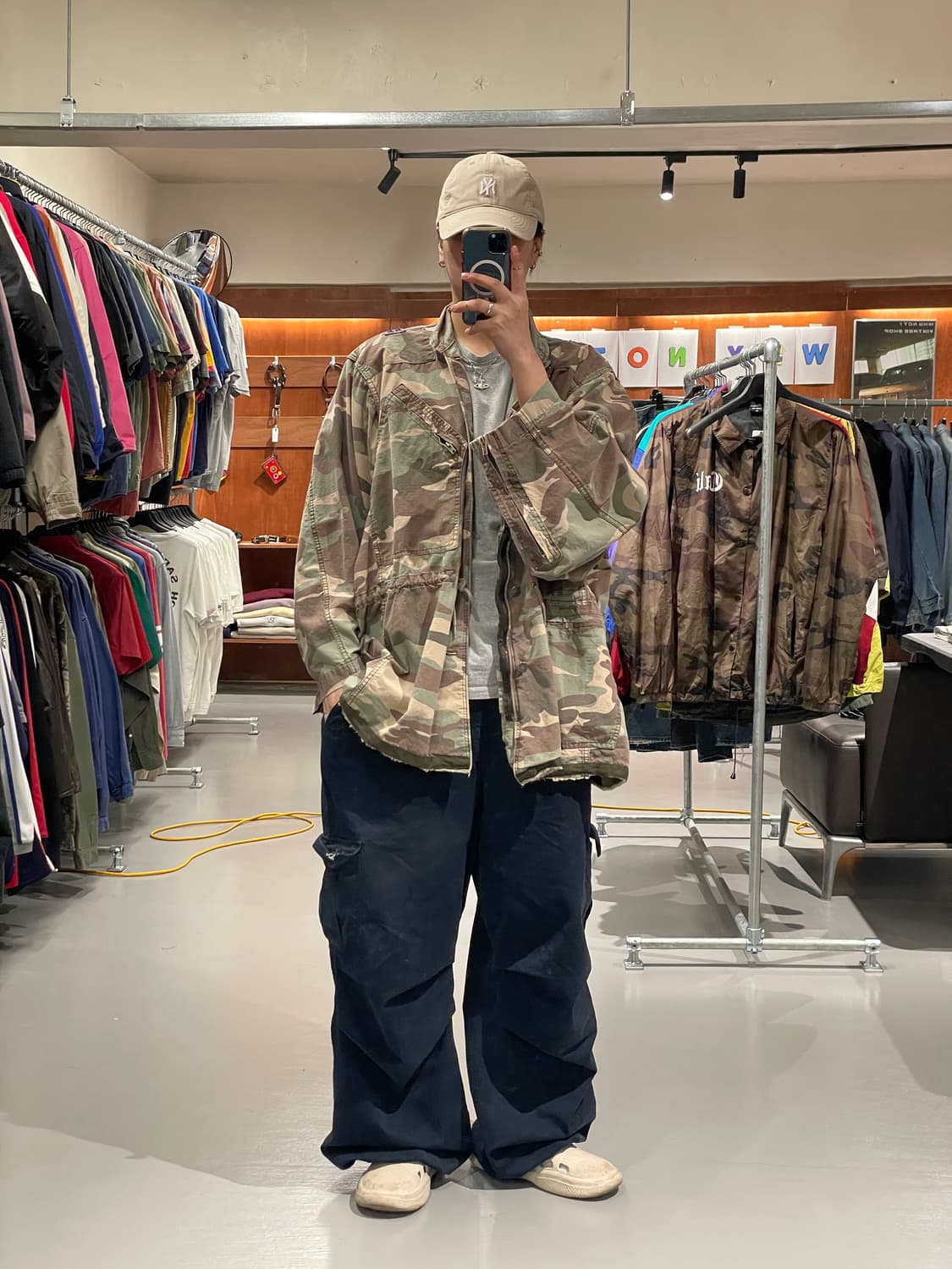 빈티지 카모플라주 야상 자켓   상품이미지2