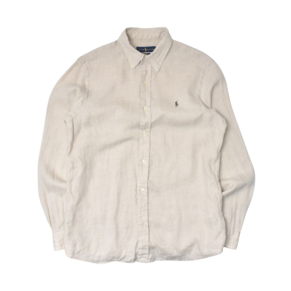 폴로 랄프로렌 최신형 큐알라벨 린넨 셔츠 남방 M N0786 상품이미지2