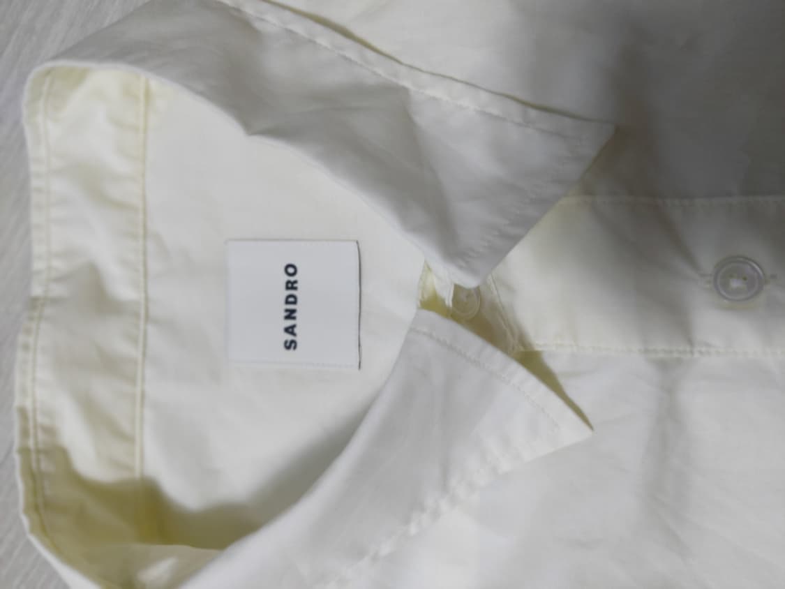 신상 정품 산드로 포켓 셔츠 남방 오버핏 상품이미지4