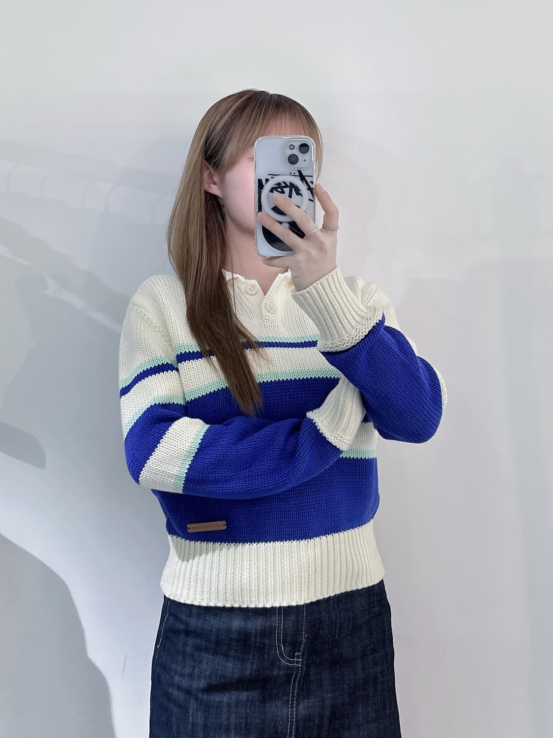 마리떼프랑소와저버 카라 니트 상품이미지2