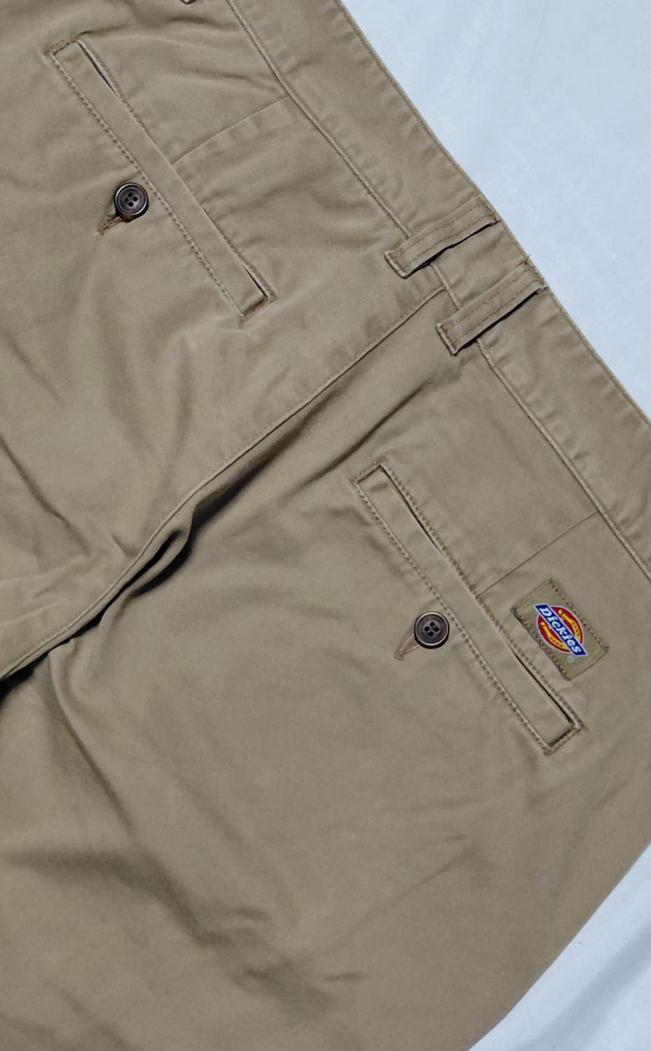 디키즈(Dickies) 슬림핏 치노 팬츠 / 샌드 베이지 (32x32) 상품이미지7