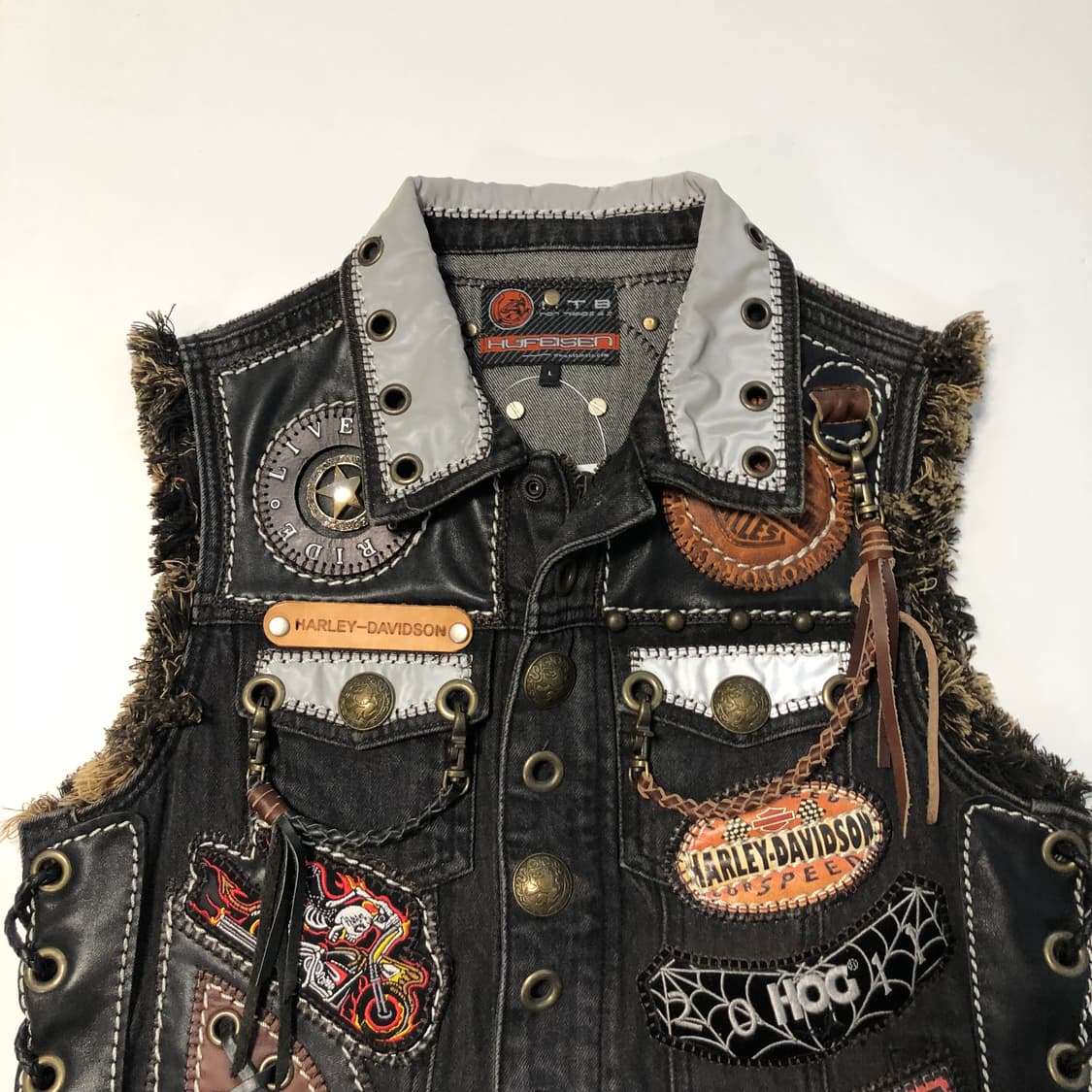 허프아이젠 할리데이비슨 커스텀 조끼  상품이미지5