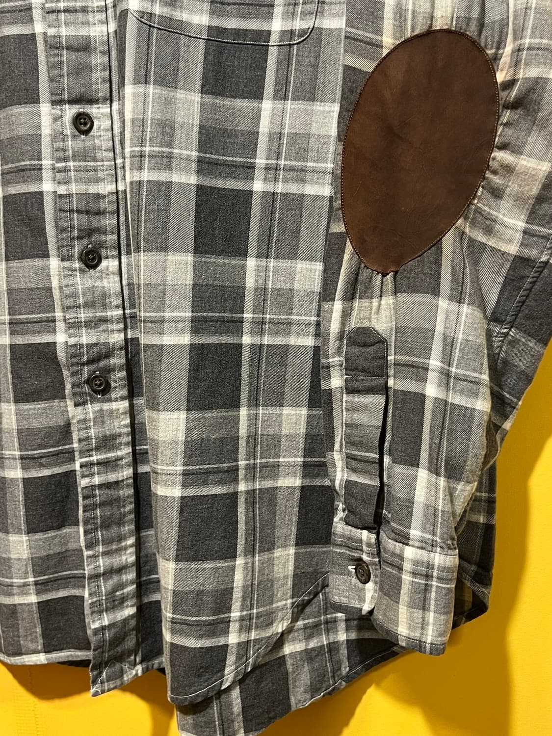 [L] 폴로 랄프로렌 플란넬 엘보 패치 클래식 체크 셔츠 상품이미지5
