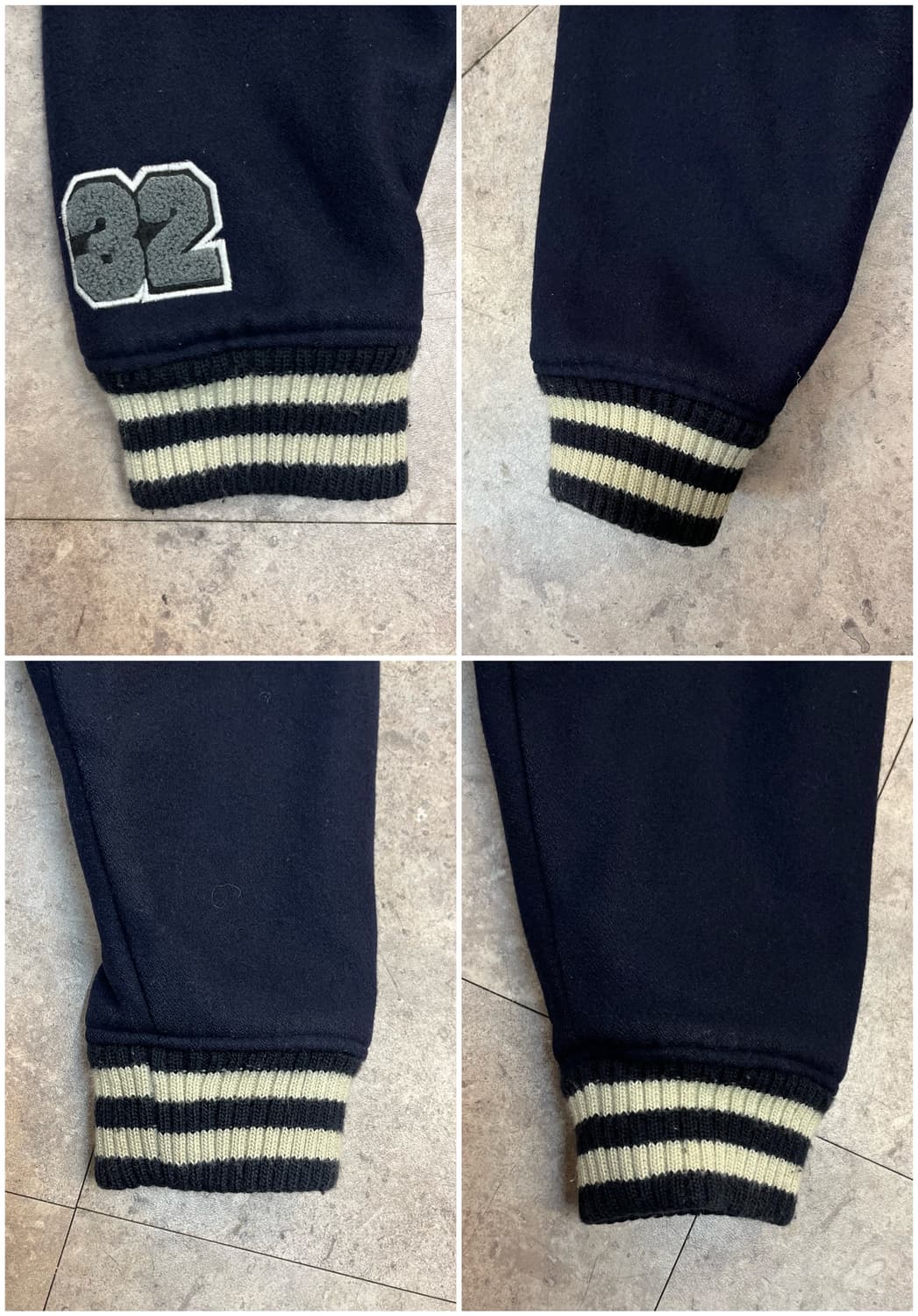 빈티지 바시티 자켓 네이비 M #csz2991  상품이미지9