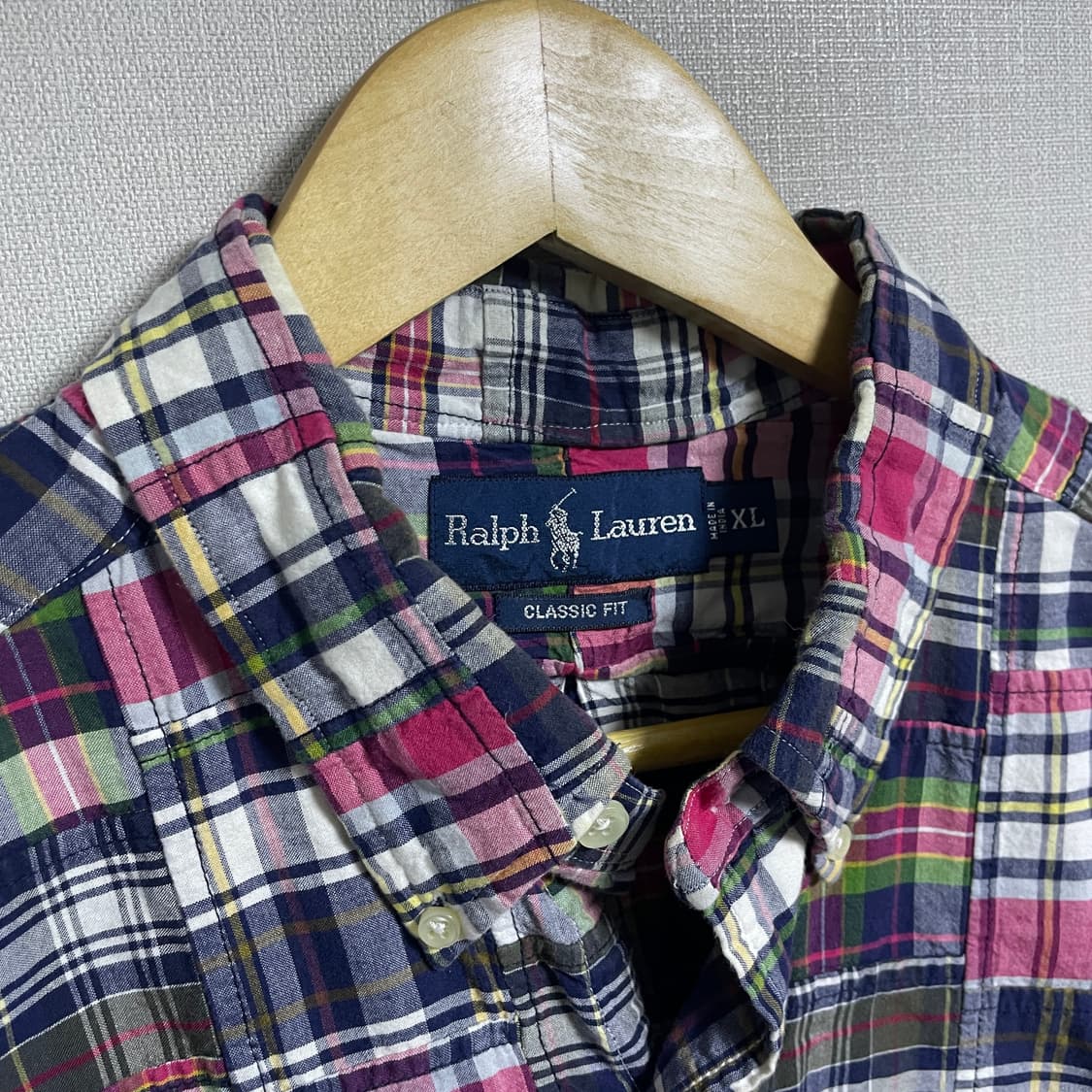 폴로 랄프로렌 패치워크 남성 셔츠 클레식핏 XL (남성 상품이미지3
