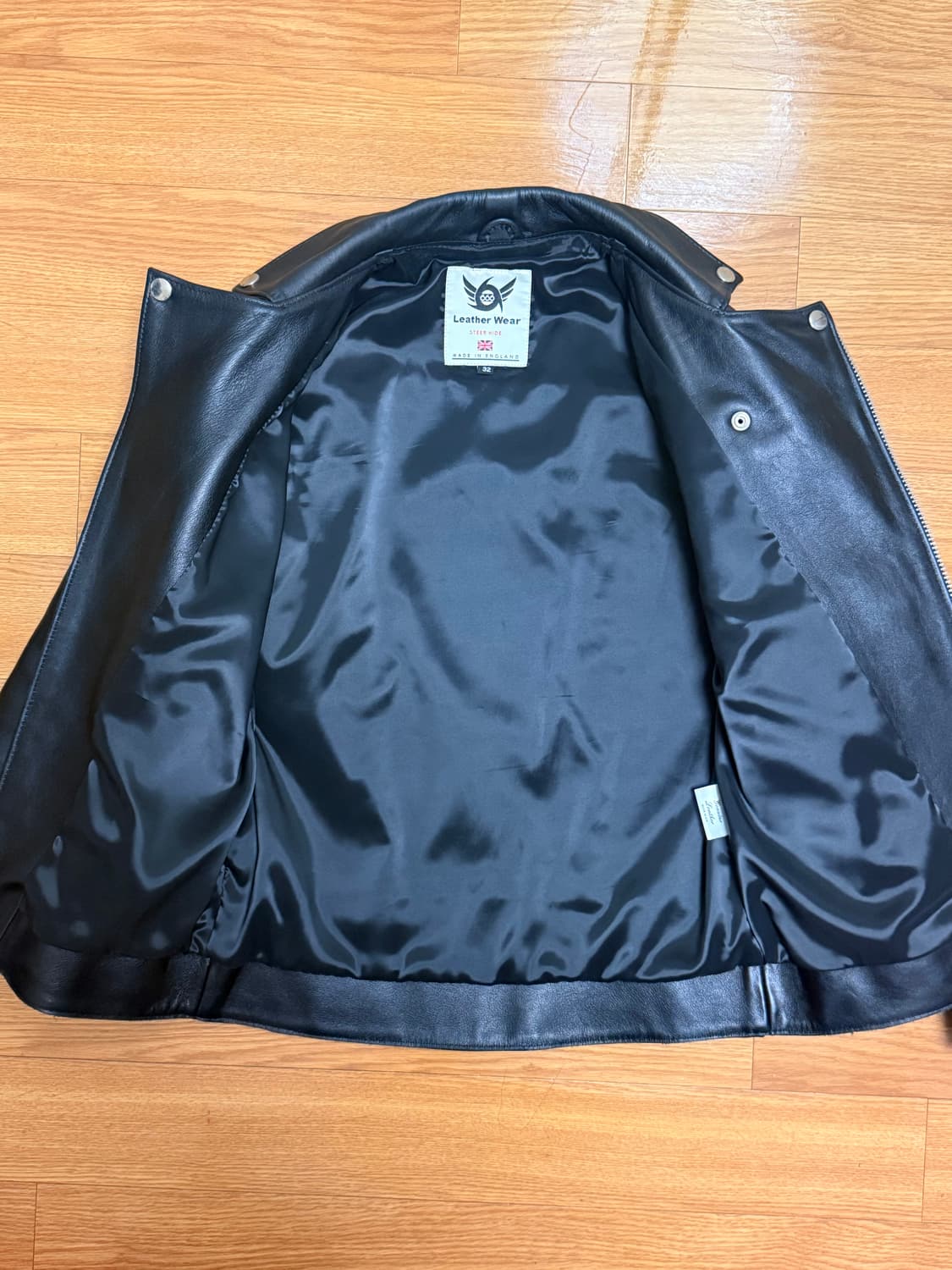 666 가죽 라이더 자켓 32 사이즈 상품이미지4
