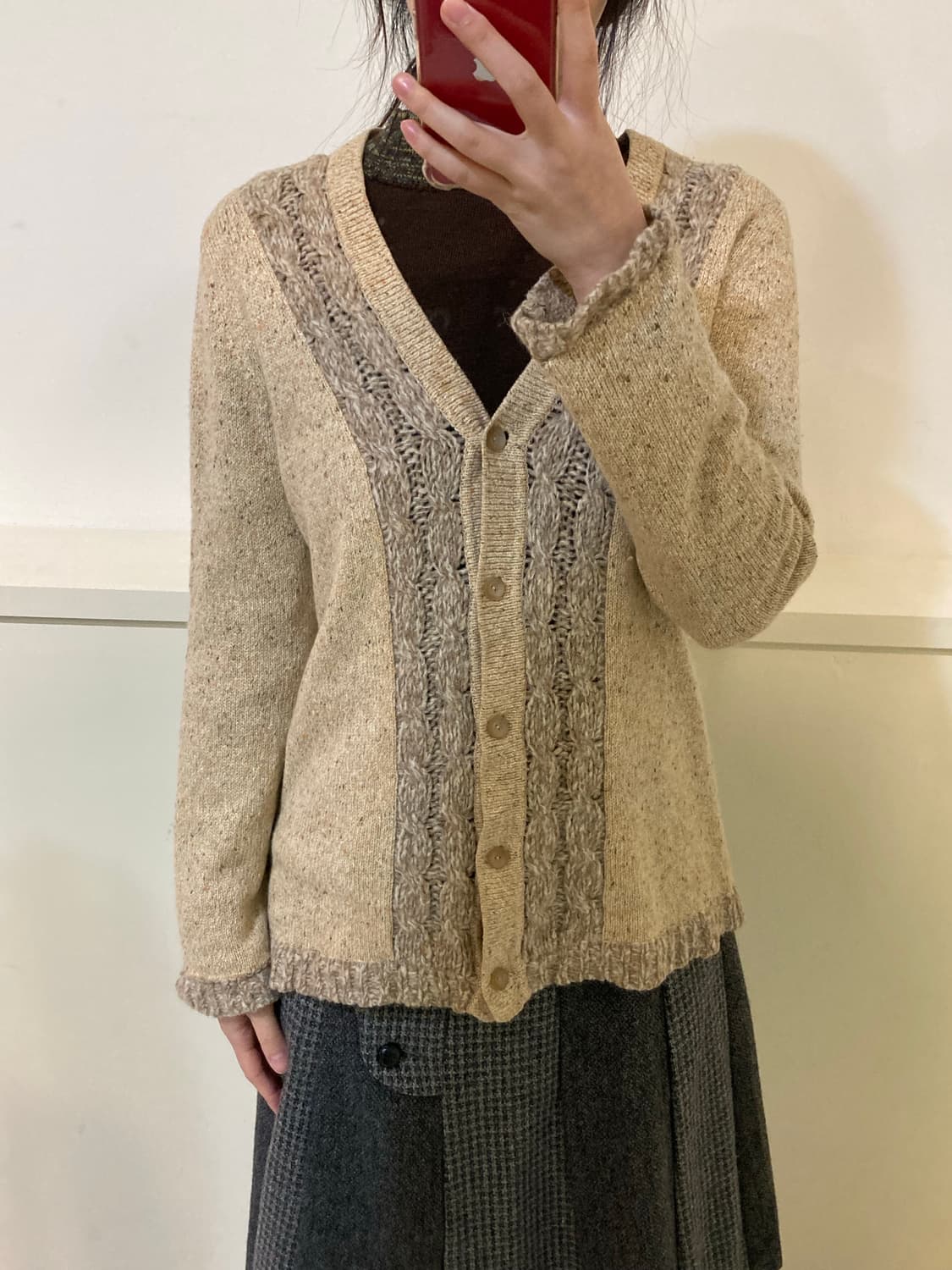 에스닉 오트밀 가디건 상품이미지9