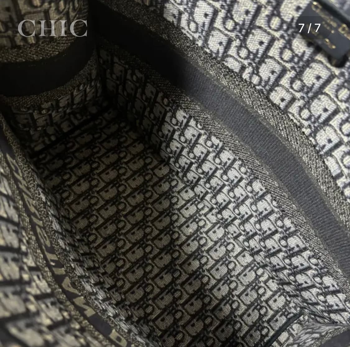 디올 오블리크 북 토트 백 라지(새 상품급) 상품이미지7