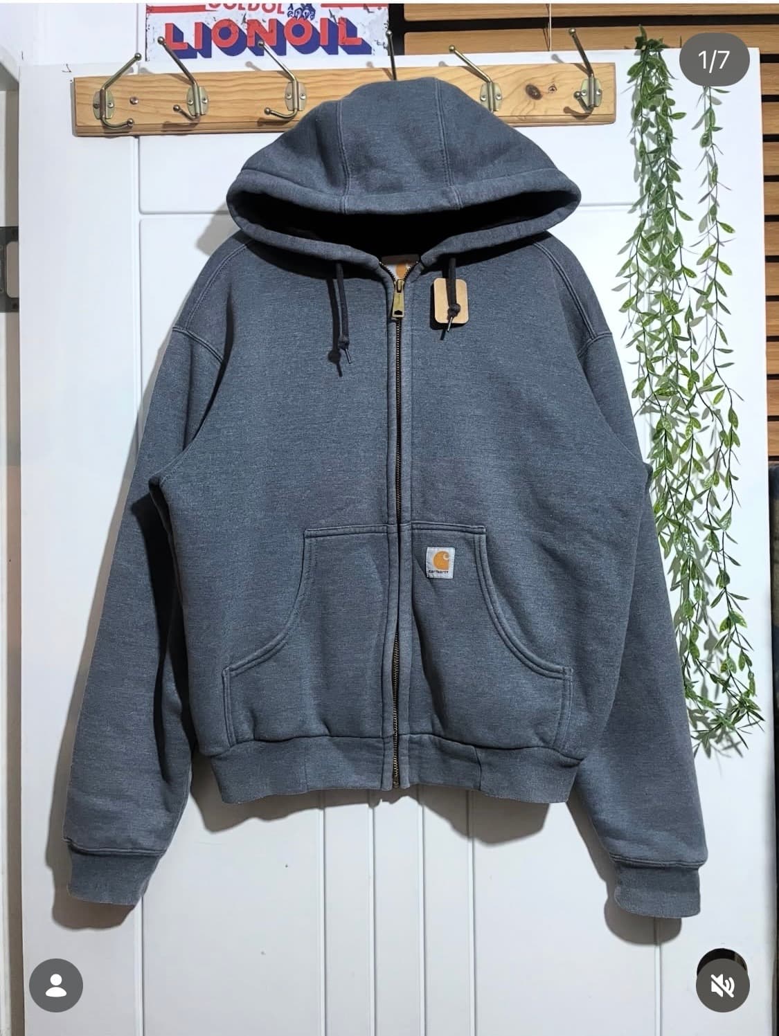 칼하트 써멀 후드집업 상품이미지1