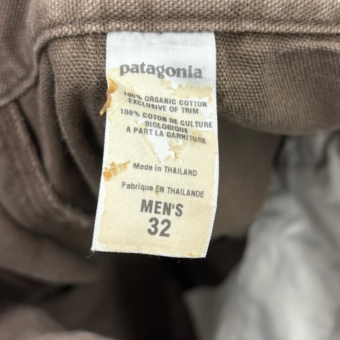 32 파타고니아 00’s 오가닉 코튼 더블 니 워크 팬츠 상품이미지5