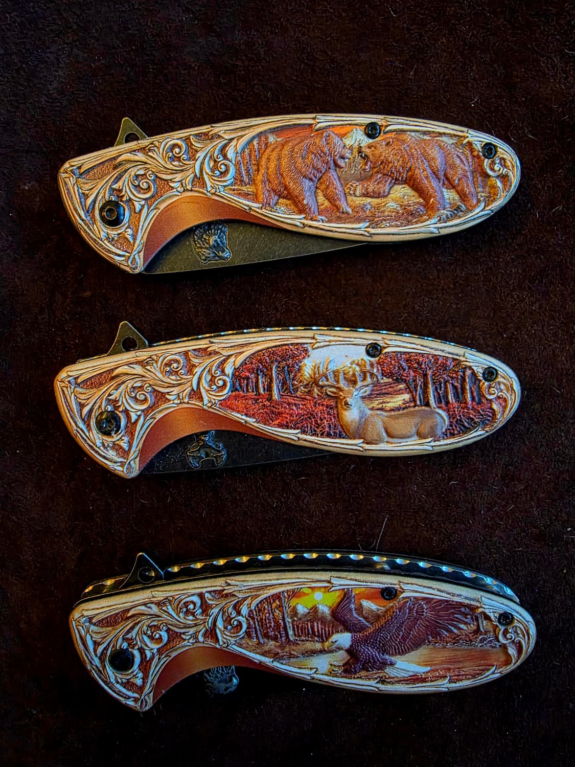 러시아수입 헌팅 캠핑나이프 (개별 가격) 상품이미지1